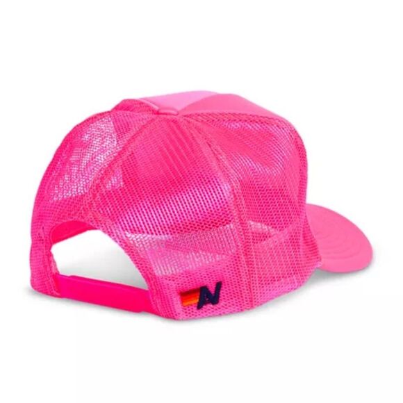 NEW Aviator Nation Neon Pink Logo Trucker Hat - UNISEX main image 6